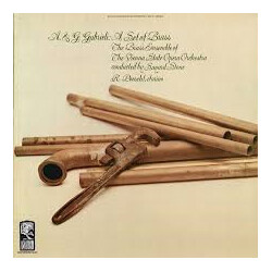 Andrea Gabrieli / Giovanni Gabrieli / The Brass Ensemble of The Vienna State Opera Orchestra / Sayard Stone / R. Poeschl A Set of Brass Vinyl LP USED