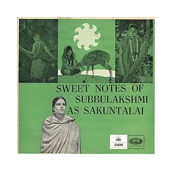 M.S. Subbulakshmi Sweet Notes Of Subbulakshmi As Sakuntalai Vinyl LP USED