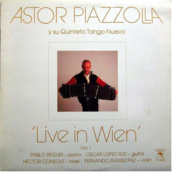 Astor Piazzolla Y Su Quinteto Tango Nuevo Live In Wien Vol. 1 Vinyl LP USED