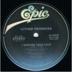 Luther Vandross Superstar / Until You Come Back To Me (That's What I'm Gonna Do) USED VINYL 12INCH 33 S RPM