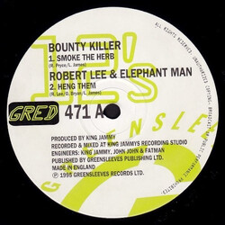 Bounty Killer / Robert Lee (2) / Elephant Man Smoke The Herb / Heng Them Vinyl 12" USED