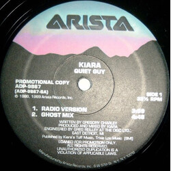 Kiara Quiet Guy (The Urban Guy Remixes) USED VINYL 12INCH 33 S RPM PROMO