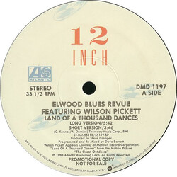 Elwood Blues Revue / Wilson Pickett Land Of A Thousand Dances USED VINYL 12INCH 33 S RPM PROMO STEREO