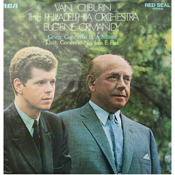 Van Cliburn / The Philadelphia Orchestra / Eugene Ormandy / Edvard Grieg / Franz Liszt Concerto In A Minor / Concerto No. 1 In E-Flat Vinyl LP USED