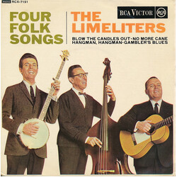 The Limeliters Four Folk Songs USED VINYL 7INCH 45 RPM EP MONO