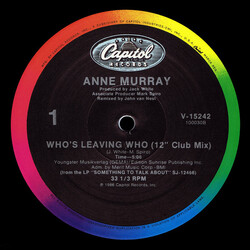 Anne Murray Who's Leaving Who (12" Club Mix) USED VINYL 12INCH SINGLE 33 S RPM