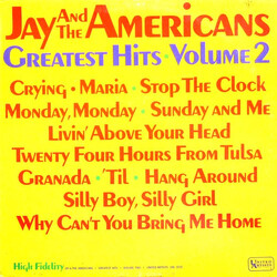 Jay & The Americans Greatest Hits - Volume 2 Vinyl LP USED