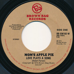 Mom's Apple Pie Love Plays A Song Vinyl 7" USED