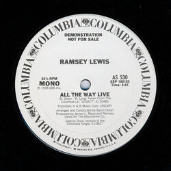 Ramsey Lewis All The Way Live USED VINYL 12INCH 33 S RPM PROMO STEREO MONO