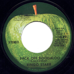 Ringo Starr Back Off Boogaloo USED VINYL 7INCH 45 RPM SINGLE