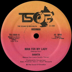 Sabata (2) Man For My Lady USED VINYL 12INCH 45 RPM