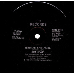 Kim Lewis (2) (Let's All) Fantasize VINYL 12" USED