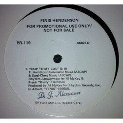The Temptations / Finis Henderson Surface Thrills / Skip To My Lou USED VINYL 12INCH PROMO