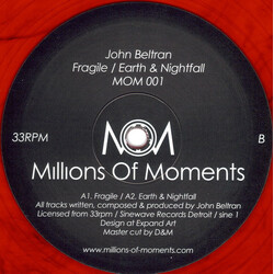 John Beltran Fragile / Earth & Nightfall USED VINYL 12INCH 33 S RPM