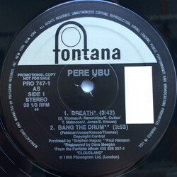 Pere Ubu Breath USED VINYL 12INCH 33 S RPM PROMO STEREO