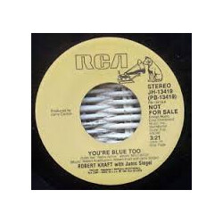 Robert Kraft / Janis Siegel You're Blue Too USED VINYL 7INCH 45 RPM SINGLE PROMO