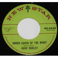 Dave Dudley Under Cover Of The Night USED VINYL 7INCH 45 RPM SINGLE