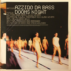 Azzido Da Bass Dooms Night USED VINYL 12INCH 45 RPM