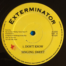 Singing Sweet / Chaka Demus & Pliers Don't Know / You Look Good Vinyl 12" USED