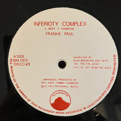 Frankie Paul Inferiority Complex Vinyl 12" USED