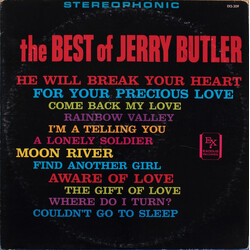 Jerry Butler The Best Of Jerry Butler Vinyl LP USED