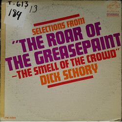 Dick Schory's Percussion Pops Orchestra Selections From "The Roar Of The Greasepaint - The Smell Of The Crowd" Vinyl LP USED