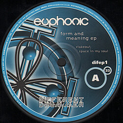 Euphonic Form And Meaning EP USED VINYL 12INCH 33 S RPM EP SAMPLER