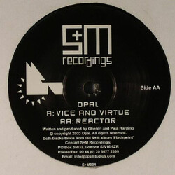 Opal Vice And Virtue / Reactor Vinyl 12" USED