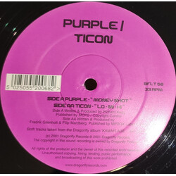 Purple / Ticon Money Shot / Lo - Mi - Hi USED VINYL 12INCH 33 S RPM