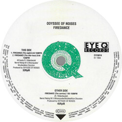 Odyssee Of Noises Firedance Vinyl 12" USED