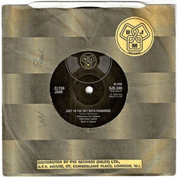 Elton John Lucy In The Sky With Diamonds USED VINYL 7INCH 45 RPM SINGLE