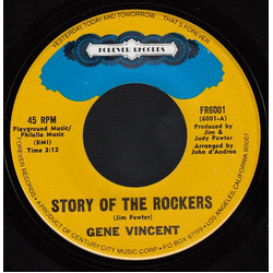 Gene Vincent Story Of The Rockers / Pickin' Poppies USED VINYL 7INCH 45 RPM SINGLE