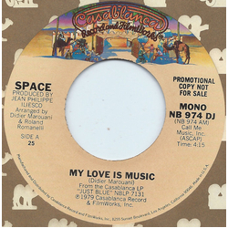 Space My Love Is Music Vinyl 7" USED