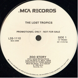 The Lost Tropics Zoo Story USED VINYL 12INCH 33 S RPM PROMO