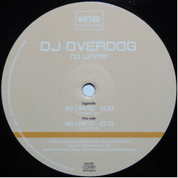 DJ Overdog No Limits! VINYL 12" USED