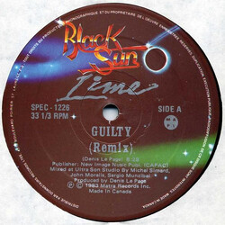 Lime (2) Guilty (Remix) / Angel Eyes (Remix) VINYL 12" USED