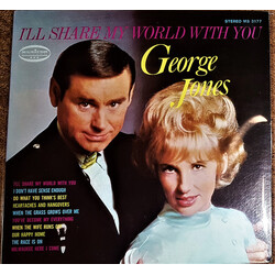 George Jones (2) I'll Share My World With You Vinyl LP USED