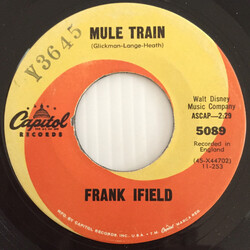 Frank Ifield Mule Train USED VINYL 7INCH 45 RPM SINGLE