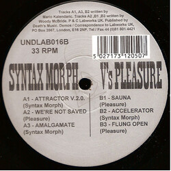 Syntax Morph / Pleasure (9) Syntax Morph V's Pleasure VINYL 12" USED
