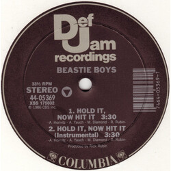 Beastie Boys Hold It, Now Hit It USED VINYL 12INCH 33 S RPM