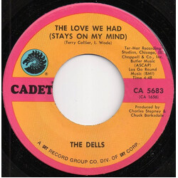 The Dells The Love We Had (Stays On My Mind) / Freedom Means USED VINYL 7INCH 45 RPM MONO
