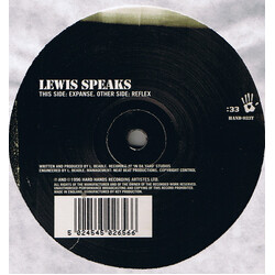 Lewis Speaks Reflex / Expanse USED VINYL 12INCH 45 RPM