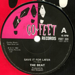 The Beat (2) Save It For Later USED VINYL 7INCH 45 RPM SINGLE