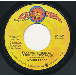 Major Lance Stay Away From Me (I Love You Too Much) USED VINYL 7INCH 45 RPM