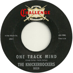 The Knickerbockers One Track Mind / I Must Be Doing Something Right USED VINYL 7INCH 45 RPM SINGLE STYRENE