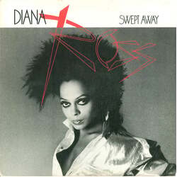Diana Ross Swept Away Vinyl LP USED