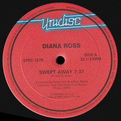 Diana Ross / Abba / Interboro Rhythm Team Swept Away / Lay All Your Love On Me / Watch The Closing Door USED VINYL 12INCH 33 S RPM