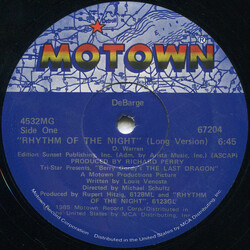 DeBarge Rhythm Of The Night USED VINYL 12INCH 33 S RPM