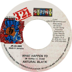 Natural Black What Happen To USED VINYL 7INCH 45 RPM