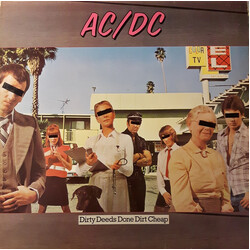 AC/DC Dirty Deeds Done Dirt Cheap Vinyl LP USED